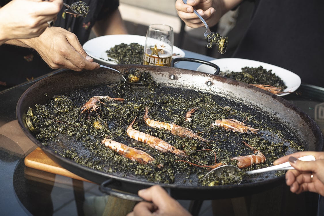 Paellas en Santiago de Chile.